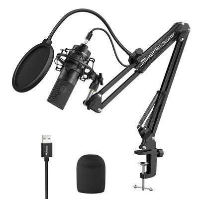 Fifine K658 Black Dynamic USB Gaming Microphone For Recording And Streaming