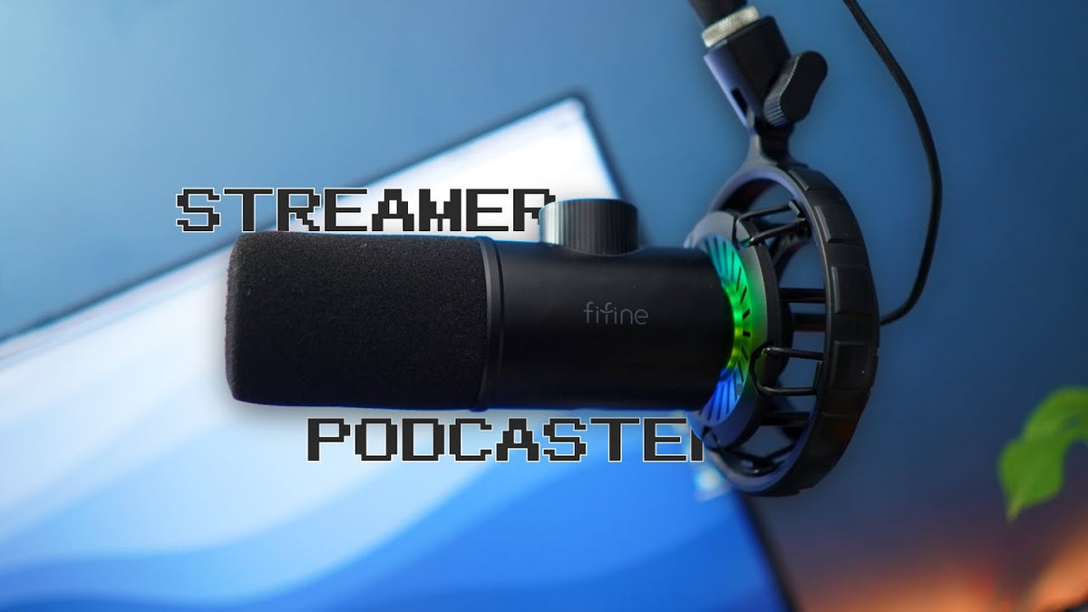 FIFINE K658 USB Dynamic Microphone - Best Streaming & Gaming