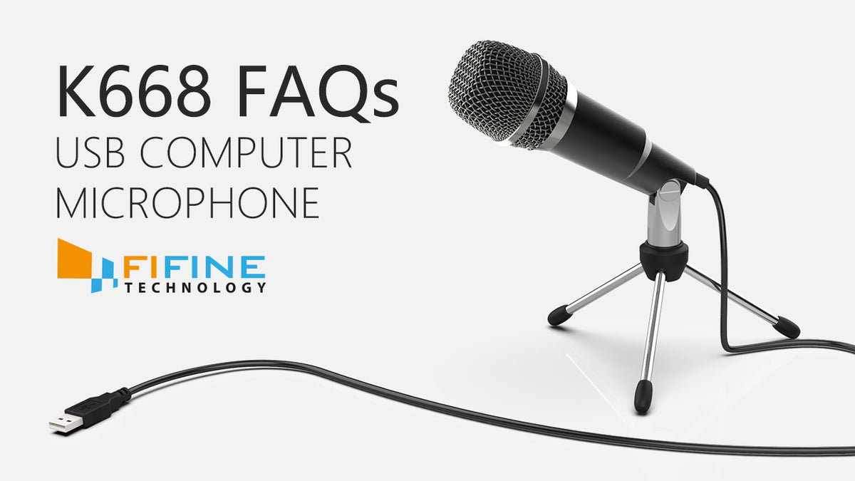 Technical Support  FIFINE MICROPHONE