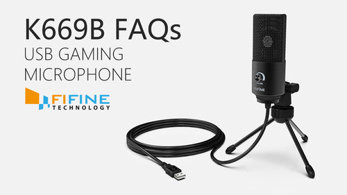 MICRÓFONO FIFINE K669-PRO3 RGB USB BLACK