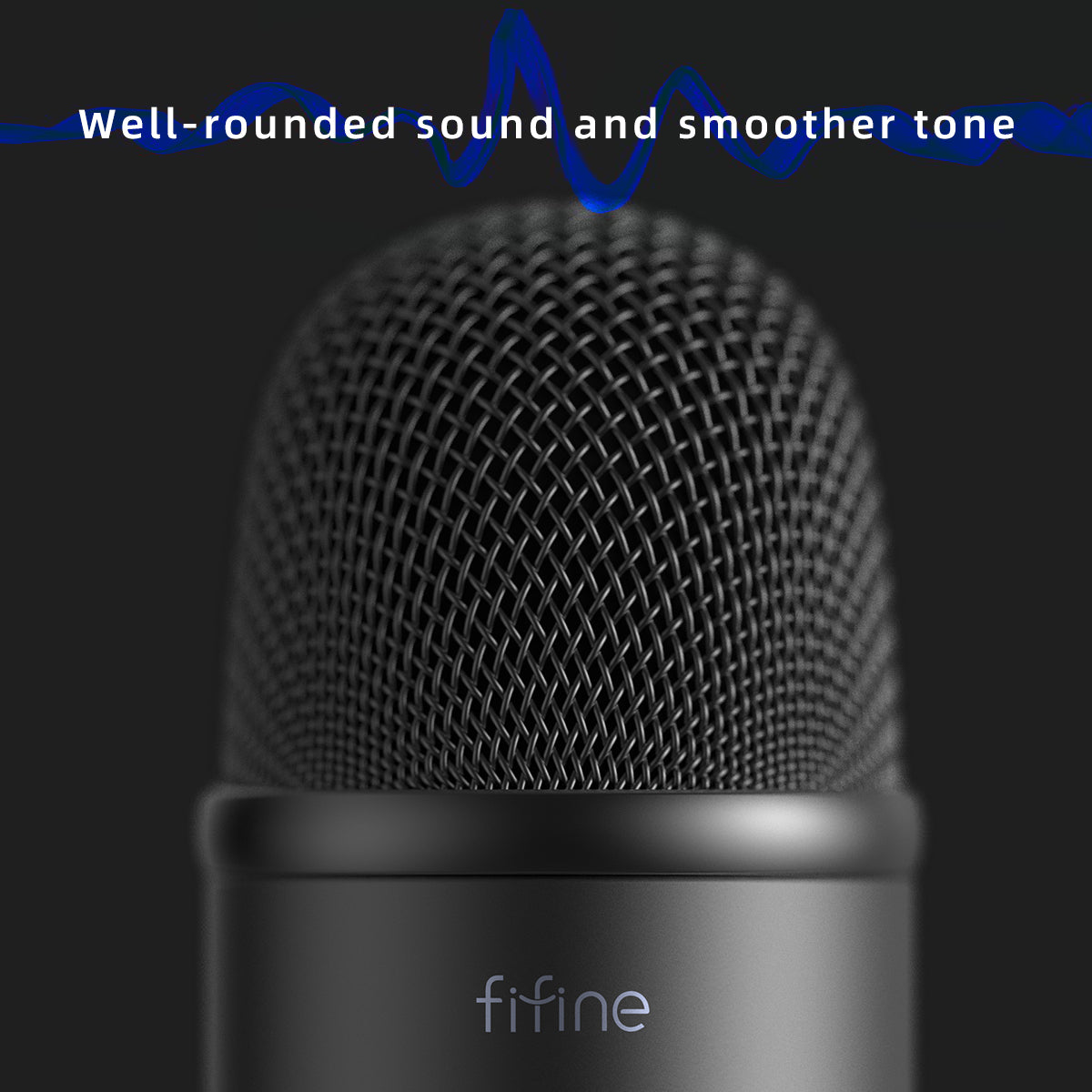 Fifine Gaming Microphone for PC Computer, USB Streaming Condenser Mic Kit  with RGB, Quick Mute, Gain Knob, Boom Arm Stand, Pop Filter for Podcasts   Discord-A6T : : Musical Instruments, Stage 