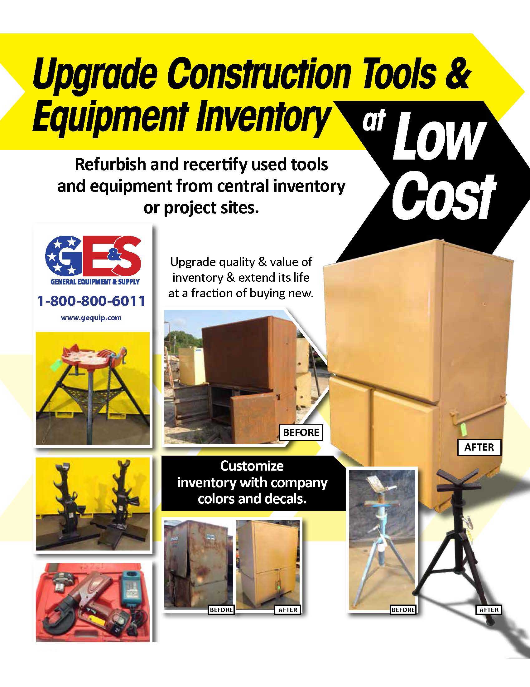 Upgrade your construction tools & equipment