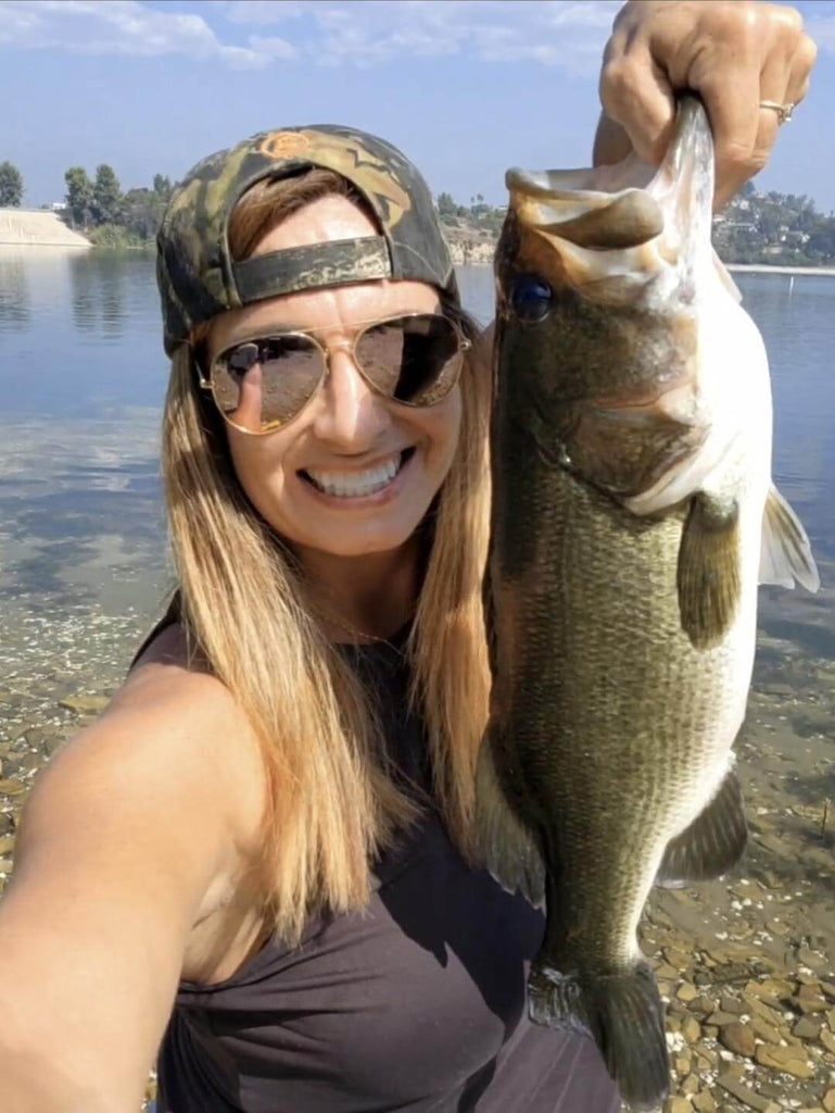 Fishing bass in California with Cupcake Coley