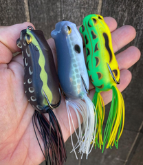 Blitz Lures hollow body frog lures