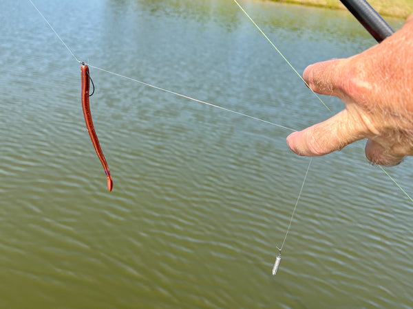 Texas-rig a big bait for summer bass fishing