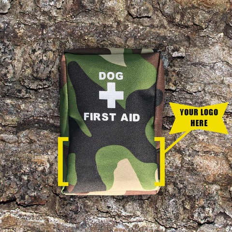 custom dog kit with logo placement