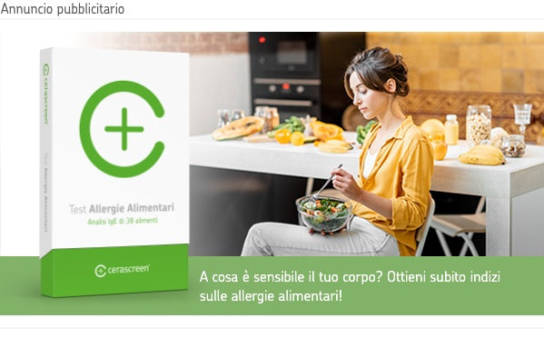 Test allergie alimentari cerascreen