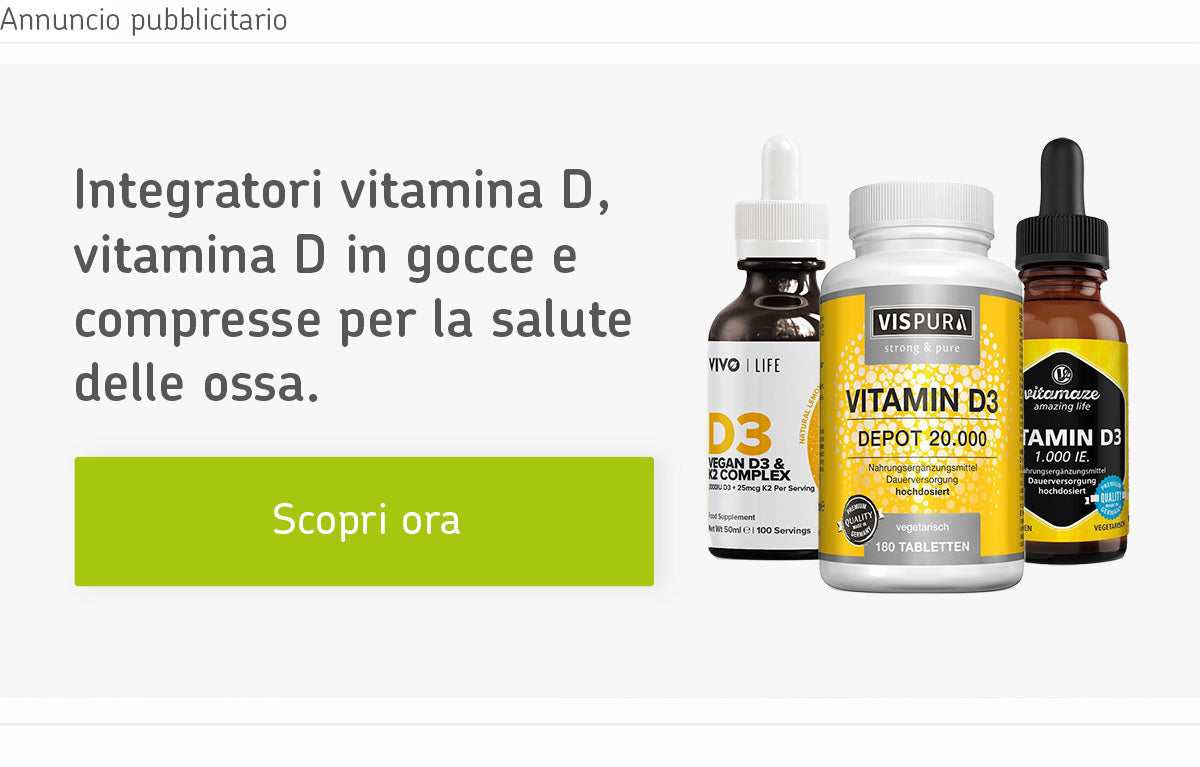 Integratori vitamina D