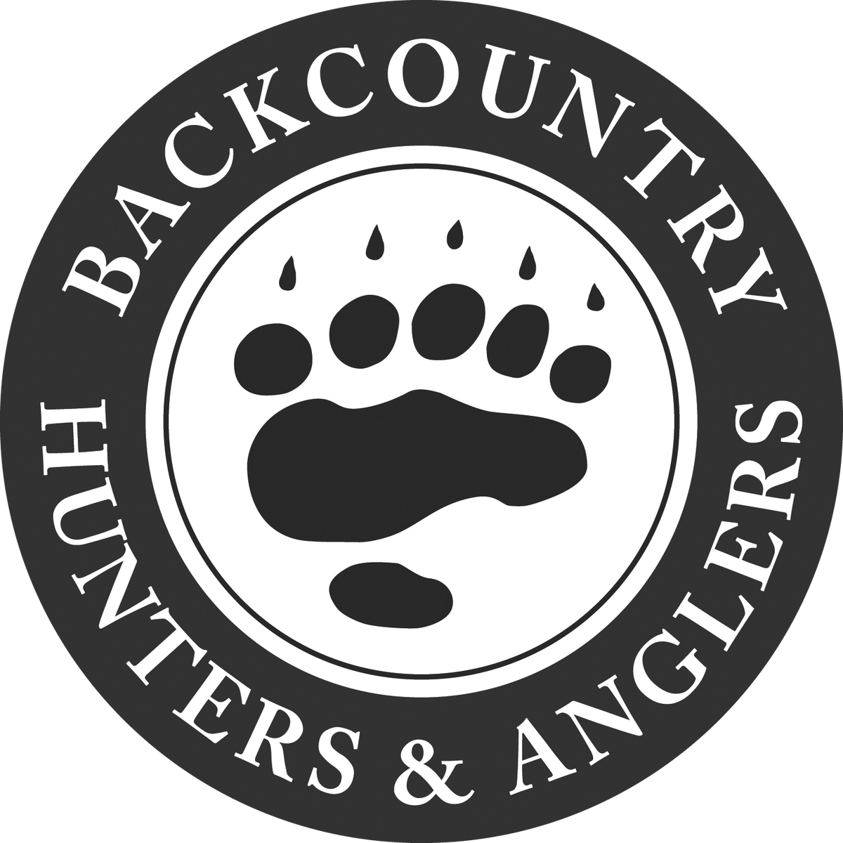 BHA Black and White Logo Sticker – Backcountry Hunters & Anglers Store