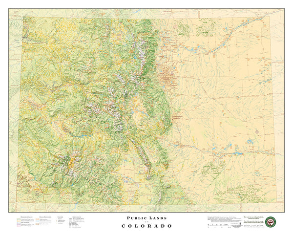 Colorado Public Land Map