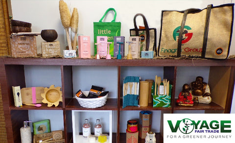 Lots of Eco-friendly items for sale at Voyage