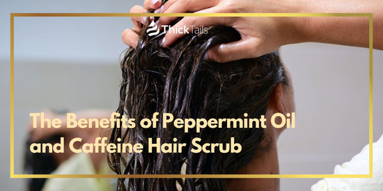 peppermint oil and caffeine hair scrub benefits	