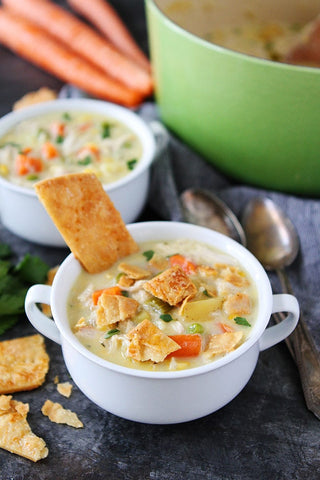 Homemade Chicken Pot Pie Soup