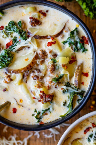 Sausage, Potato and Kale Soup