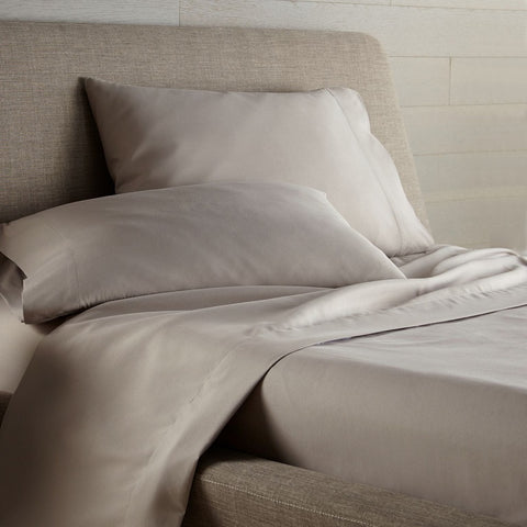 Tan bed sheets from Southshore Fine Linens.