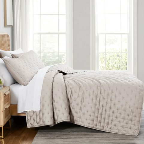A luxurious Bamboo rayon quilt set from Southshore Fine Linens.
