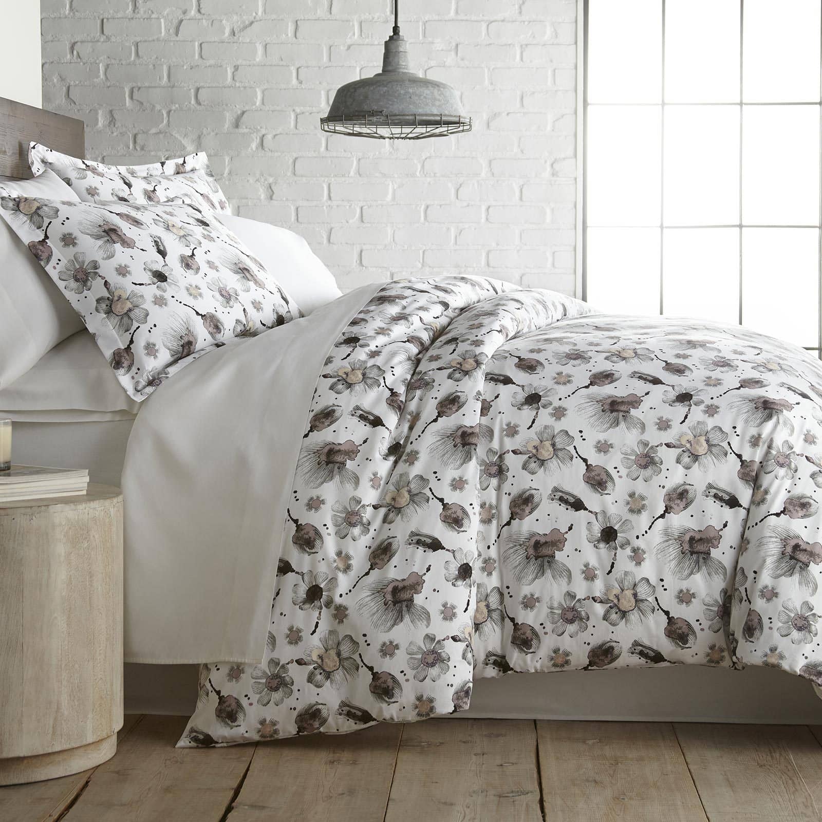 100 Cotton Duvet Cover Set Reversible Grand Symphony Floral