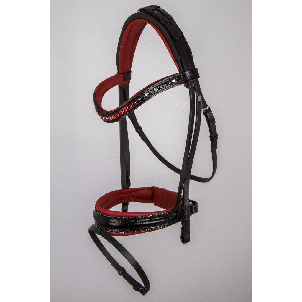 Otto Schumacher Tokyo Bridle Night Line Black Hardware with Fineline - –  Olson's Tack Shop