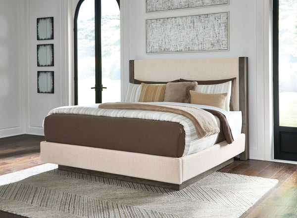 California King bed with mattress at Bel Furniture