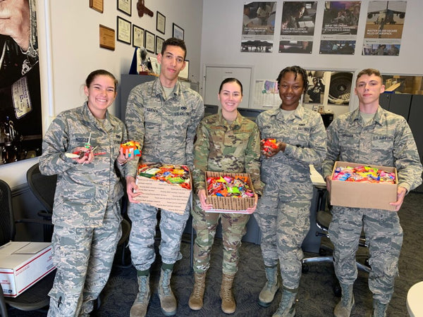 Treats for Troops candy donation in Halloween