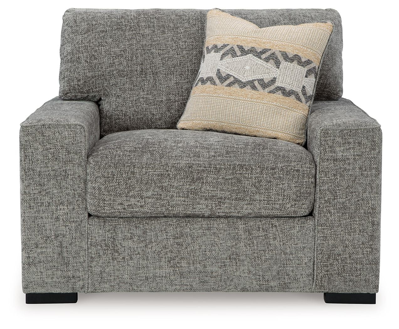 Dunmor Graphite-Colored Chair And A Half