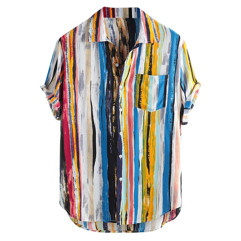 Colorful Summer Button Down Shirt – Polomano