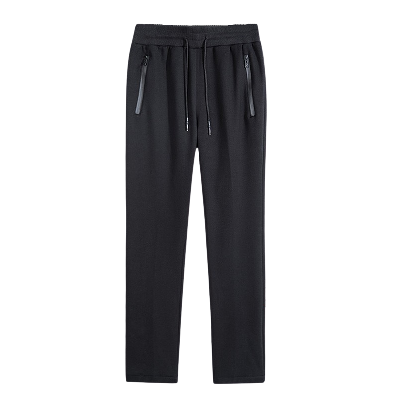 Zipper Pocket Straight Sweatpants – Polomano