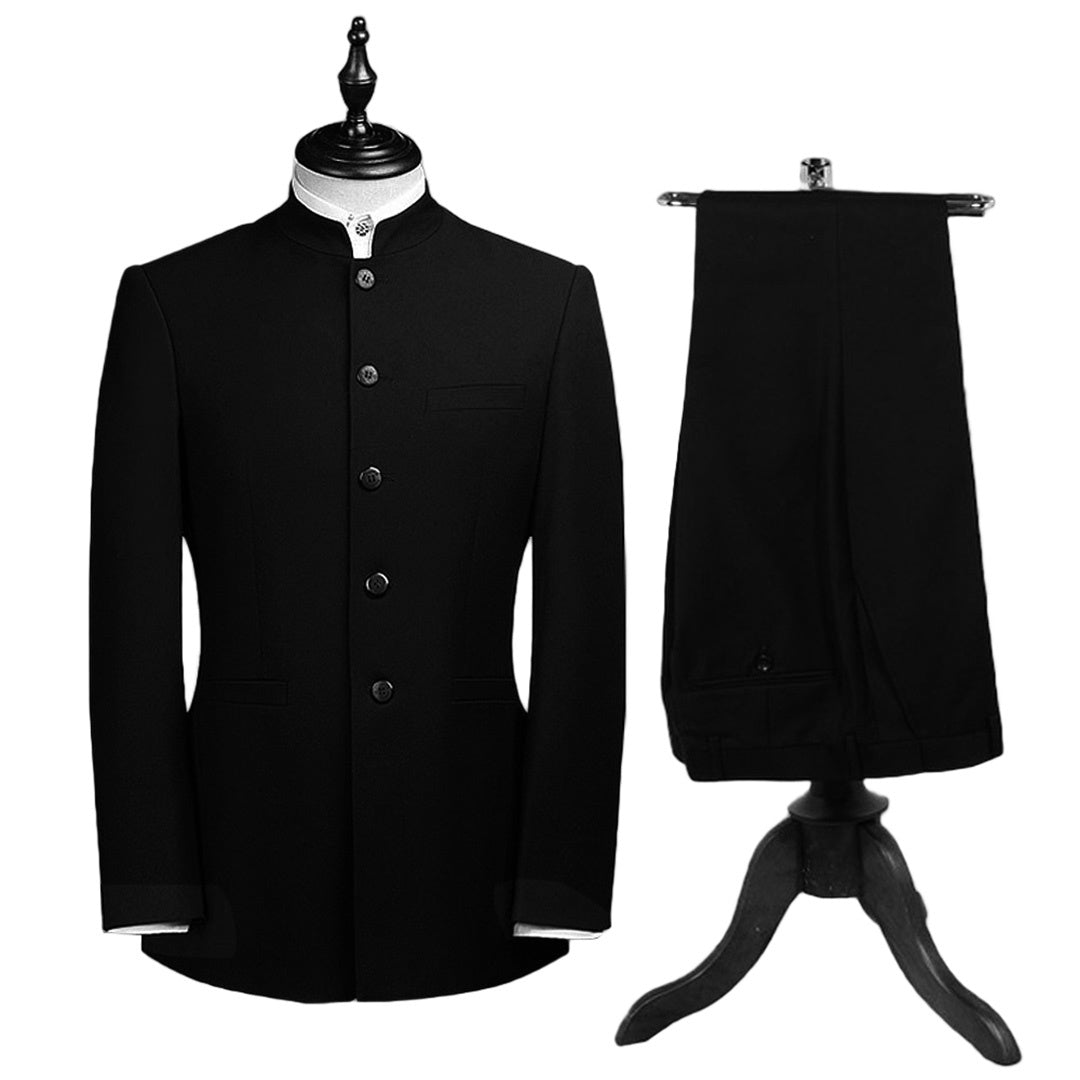 Mandarin Collar Suit – Polomano