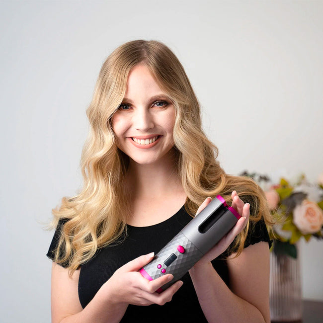 Cordless Hair Curler Luxyglow 