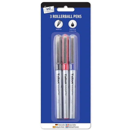 Black Permanent Markers 3 Pack