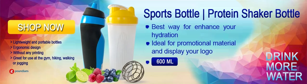 Sports Bottle & Protein Shaker