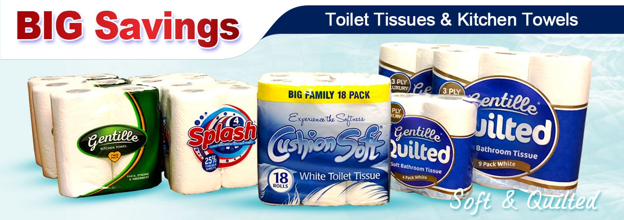 Toilet Tissues & Kitchen Towels