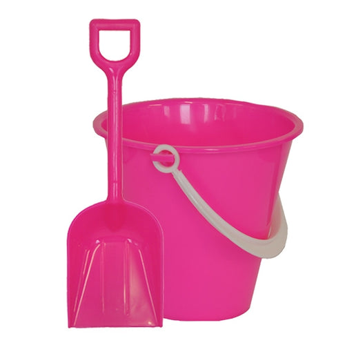 Bucket \u0026 Spade Set Small 12cm Pink - MX 