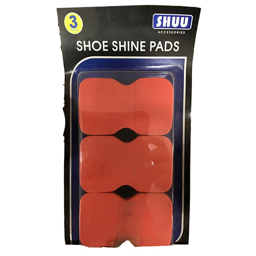 Shuu Accessories Shoe Shine Pads 3 Pack 