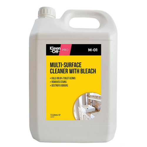 Kleen Off Pro Multi-Surface Cleaner with Bleach 5 Litre - MX Wholesale ...