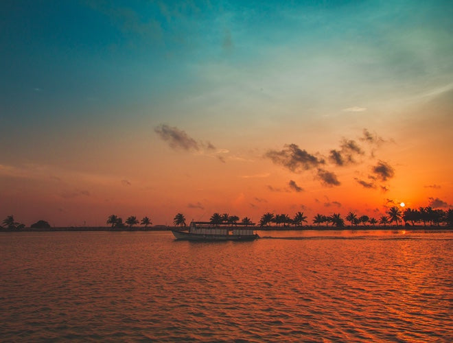 Sunset in Maldives