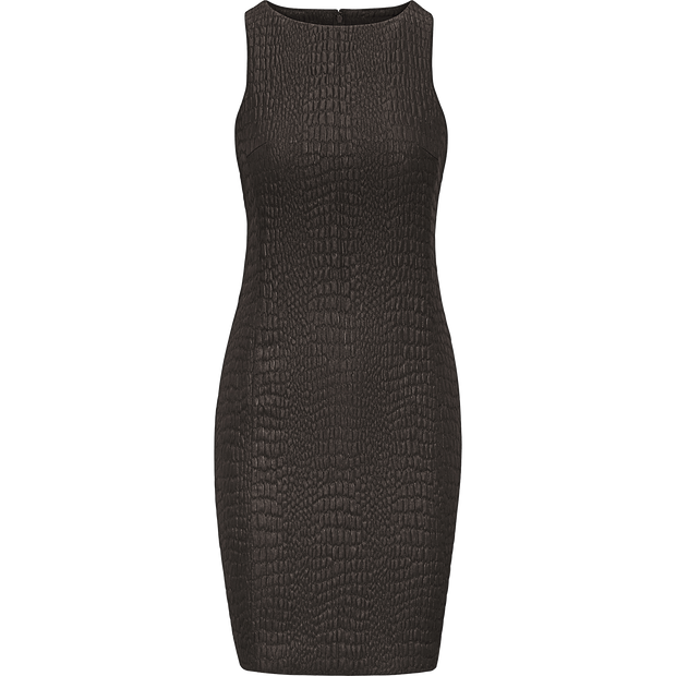 Bronze Stretch Skin Jacquard Tatiana Dress – Worth Collection