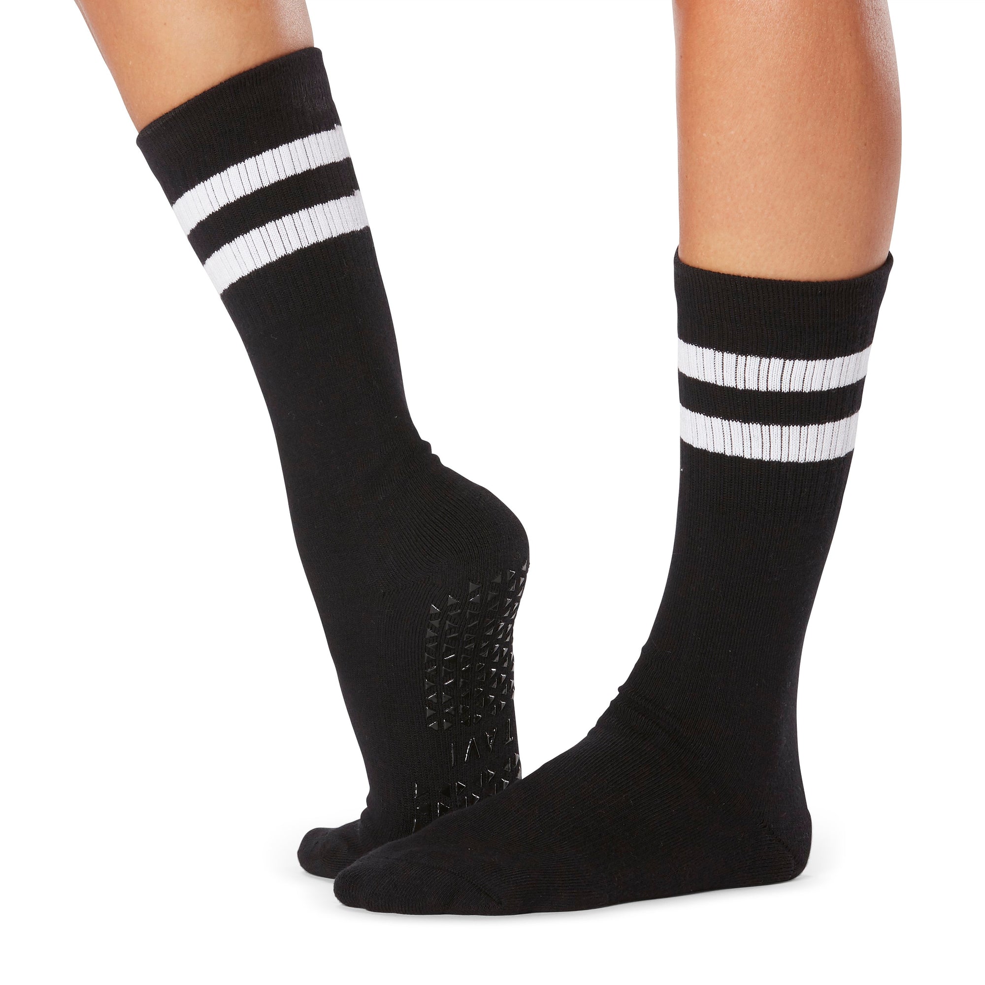 Tavi Noir - Maddie Grip Socks - Black Sparkle