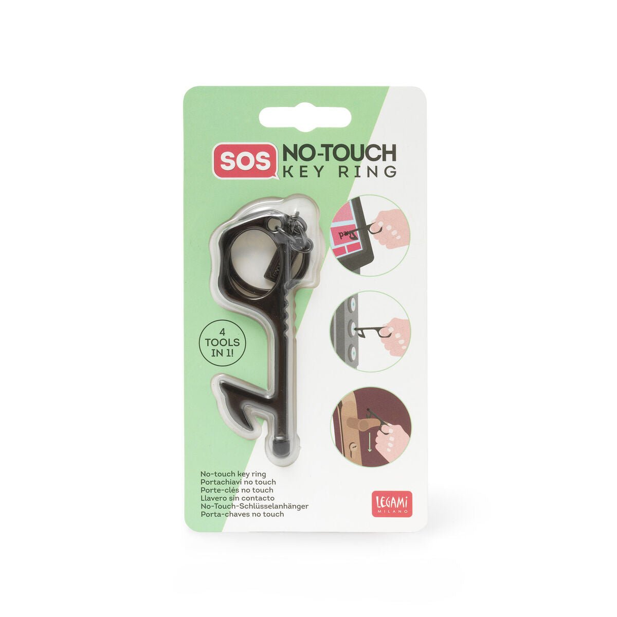 SOS No-Touch Key Ring