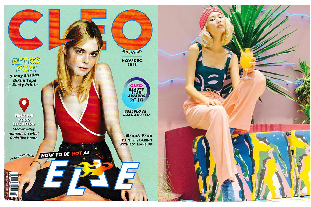 Ozero Swimwear in Cleo Malaysia, November-December 2018