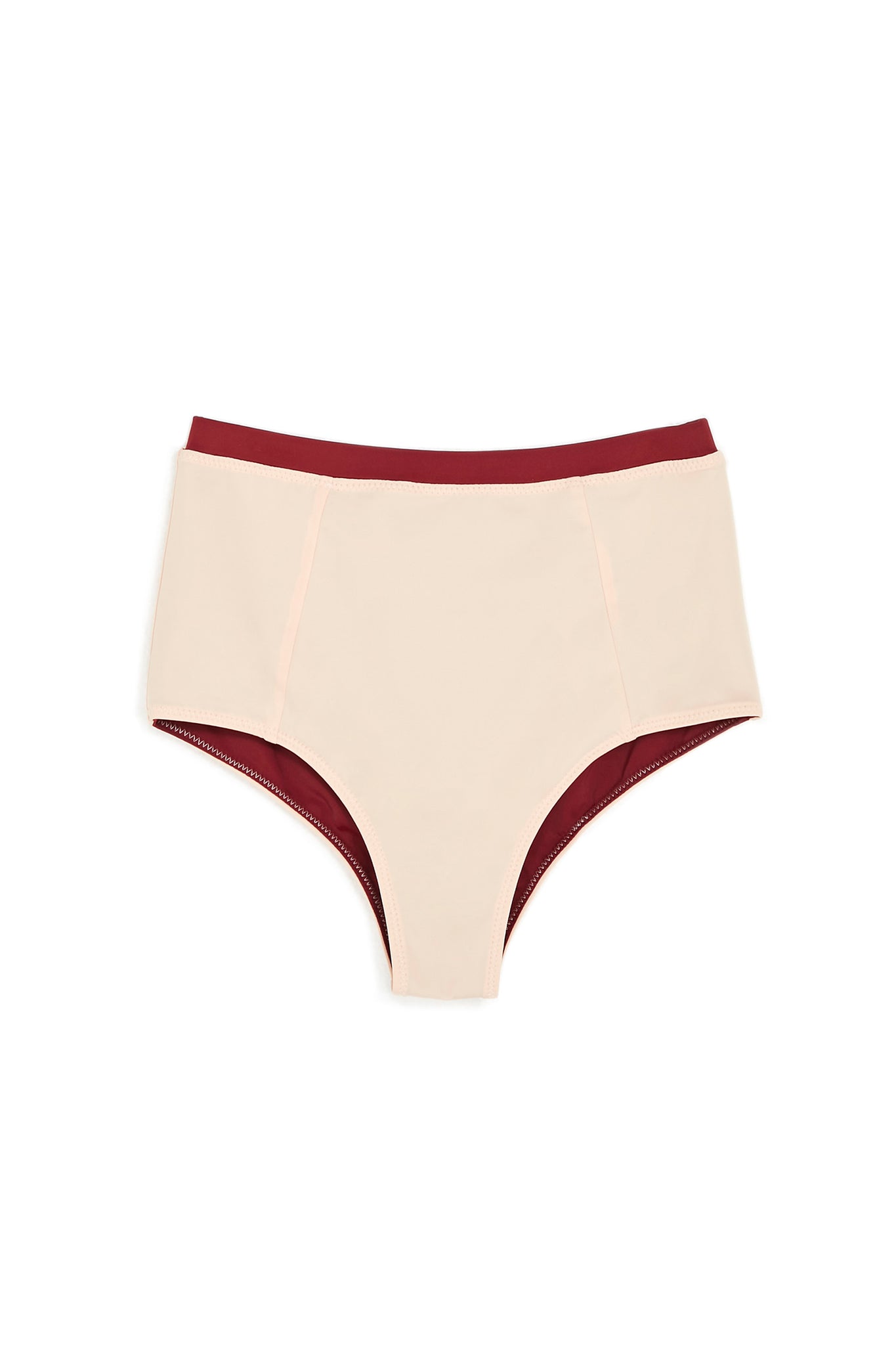 burgundy bikini bottom