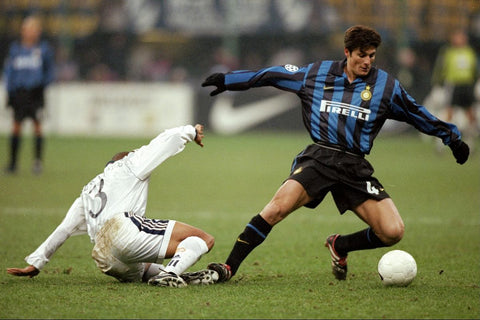 Javier Zanetti avec le maillot de l'Inter Milan