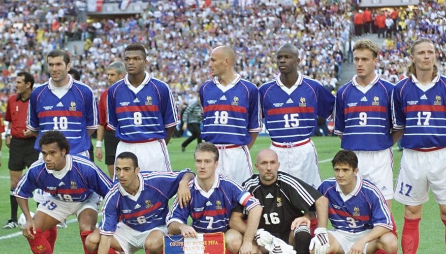 maillot adidas france 1998