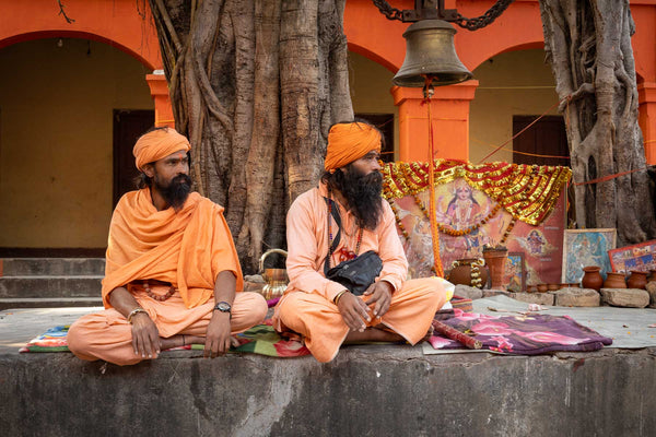 Sadhus at the Janaki Temple