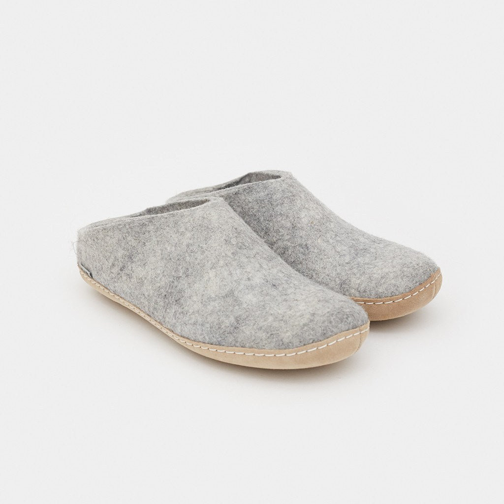 gray slip ons