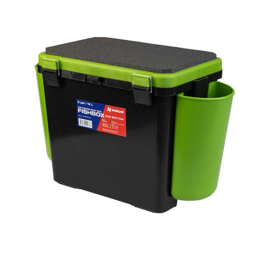 FishBox 10 liter SeatBox for Ice Fishing Tackle and Gear