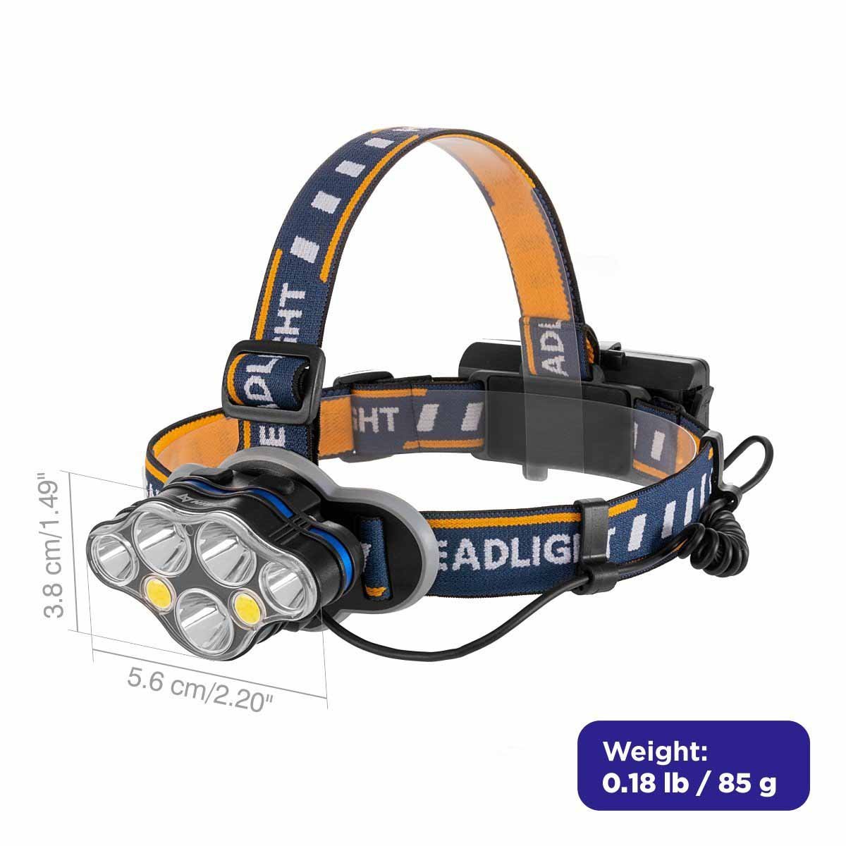 rechargeable headlamp red light