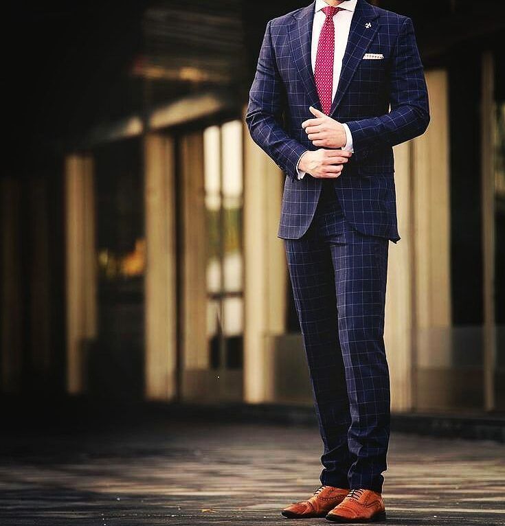 nice 25 Ways to Style Blue Suit and Brown Shoes - The Elegant Styles Check  more at http://stylemann.com/best-way… | Blue suit, Cool outfits for men,  Slate blue suit