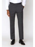Menswearr Men’s Classic Grey Stripe Morning Trousers - 32S - Suit & Tailoring