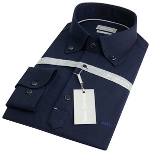 Michael Kors | Michael Kors Men's Amalfi Navy Knitted Polo Camacia Premium  Fit Shirt - MENSWEARR